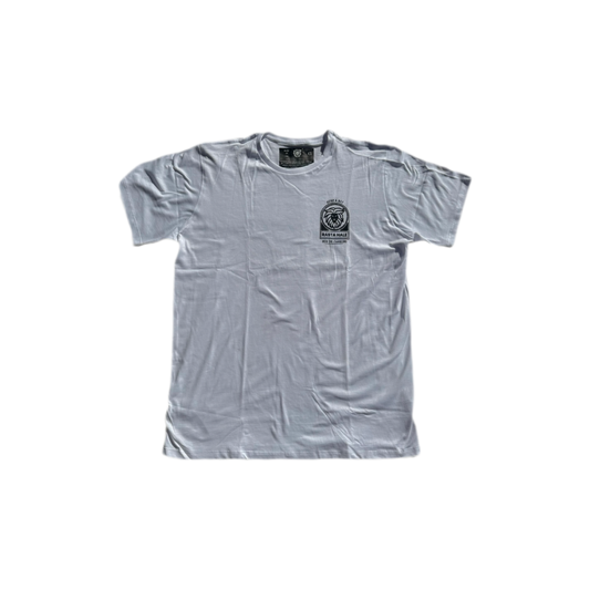 T-shirt: White Rasta